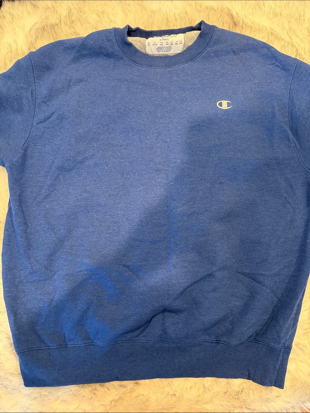 Champion Royal Blue Pullover Sweatshirt